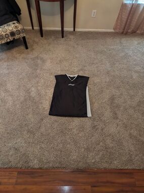 Vintage 90s Teamwork Athletic Apparel Guy Mesh Basketball Jersey Tank Top sz LG